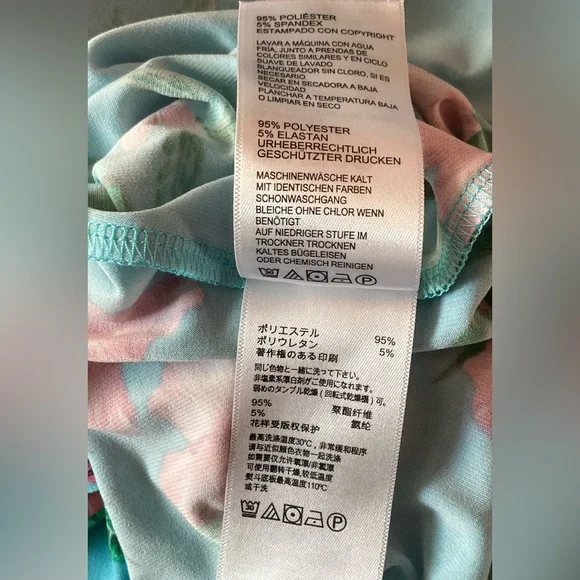 Tommy Bahama SZ M Sleeveless Tropical Floral Maxi Dress in Blue and Pink - Picture 8 of 12